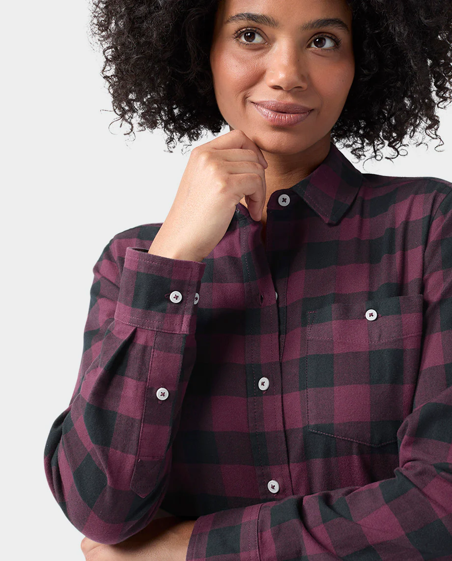 Women's Miter Stretch Lightweight Flannel Shirt - Image 34