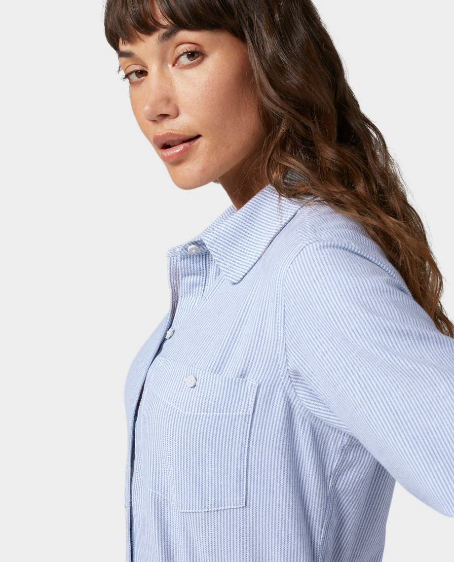 Women's Miter Stretch Lightweight Flannel Shirt - Image 6