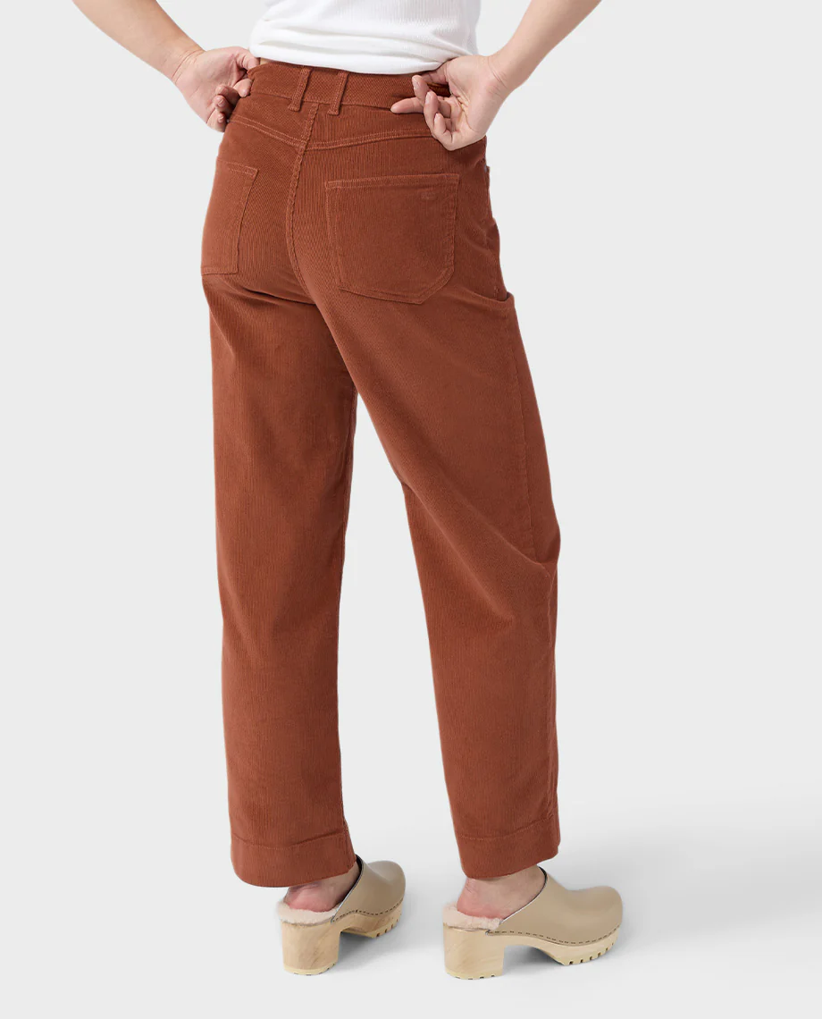 Women's Rivet Wide Leg Cord - Image 10