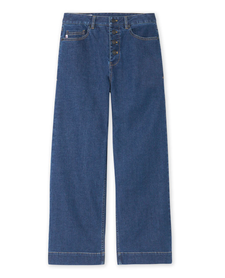 Women's Rivet Wide Leg Jean - Image 10
