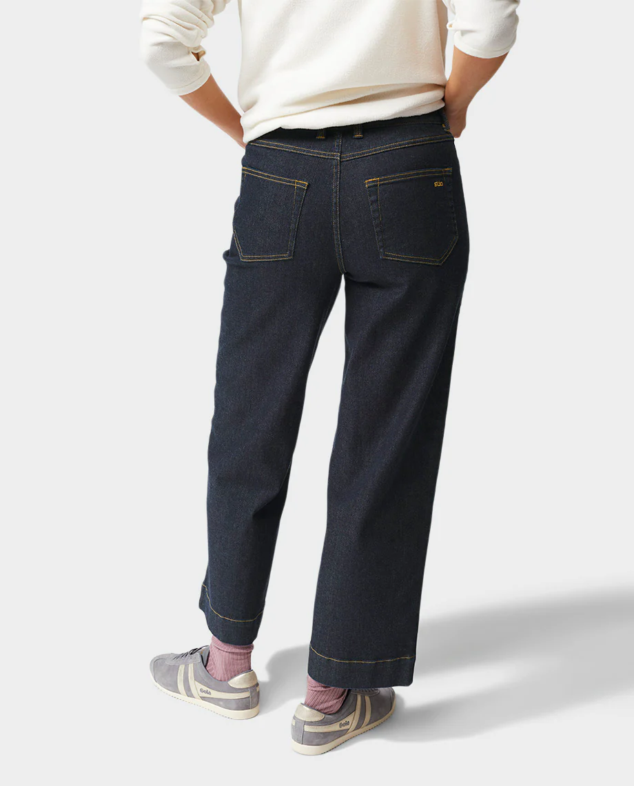 Women's Rivet Wide Leg Jean - Image 4