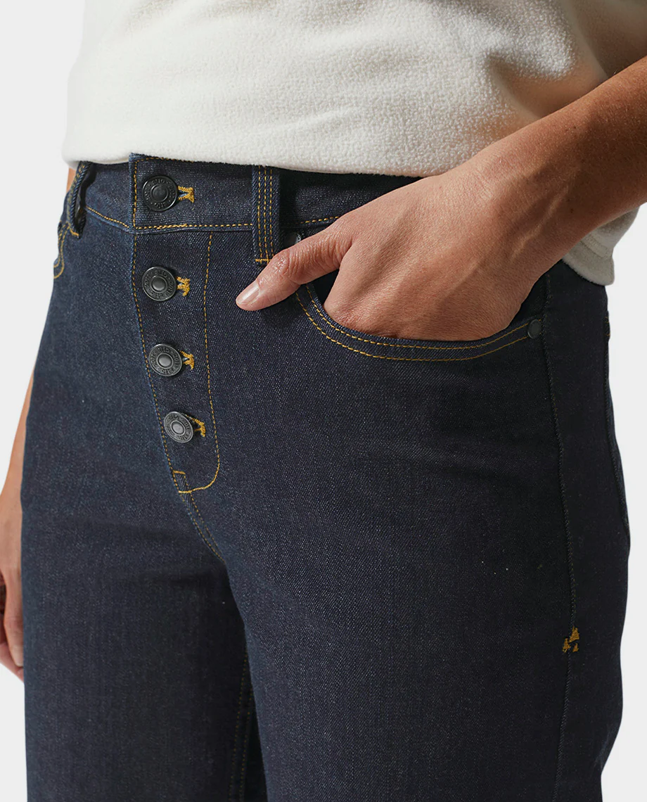 Women's Rivet Wide Leg Jean - Image 8