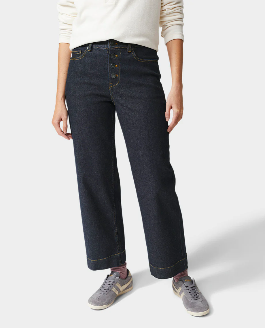 Women's Rivet Wide Leg Jean - Image 9