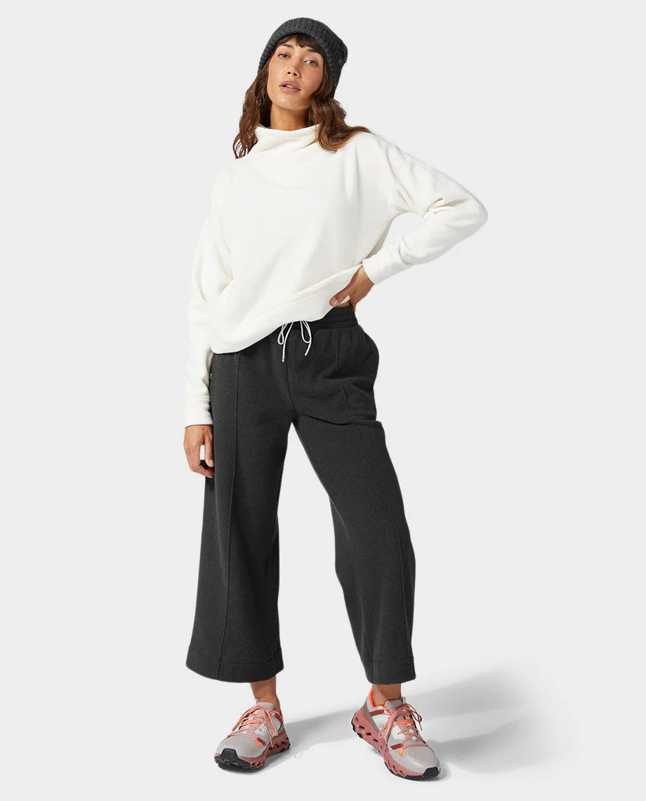 Women's Turpin Fleece Wide Crop Pant - Image 15