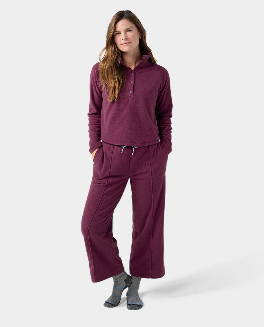 Women's Turpin Fleece Wide Crop Pant - Image 50