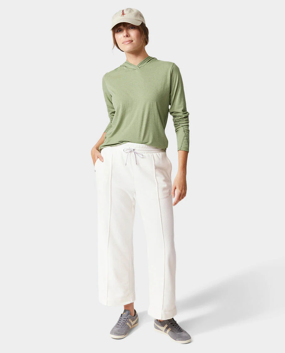 Women's Turpin Fleece Wide Crop Pant - Image 8