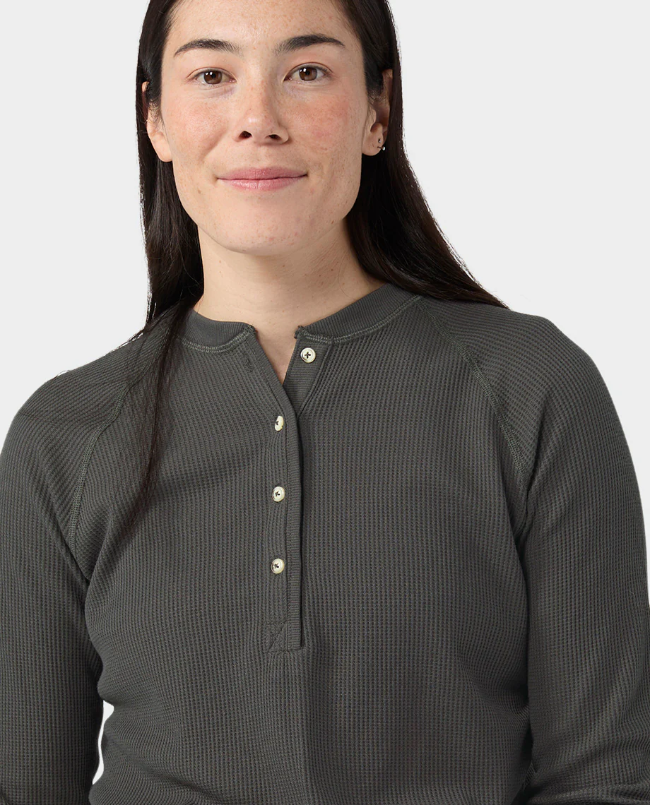 Women's Wister Waffle Henley - Image 12