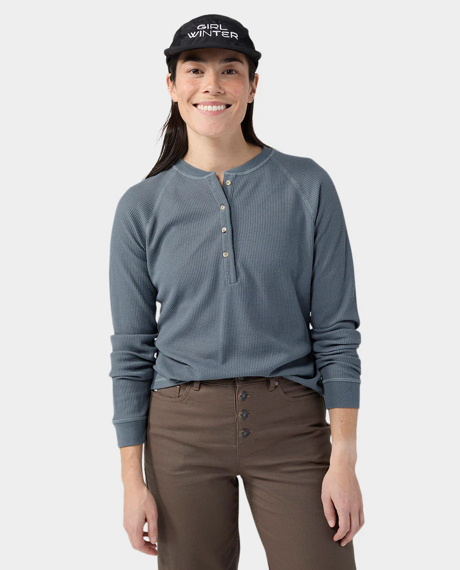 Women's Wister Waffle Henley - Image 15
