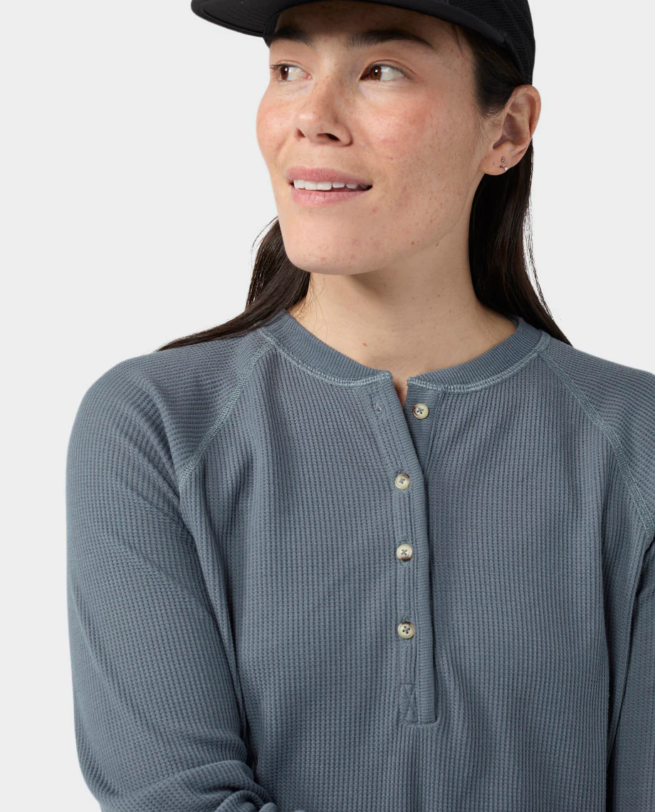 Women's Wister Waffle Henley - Image 18