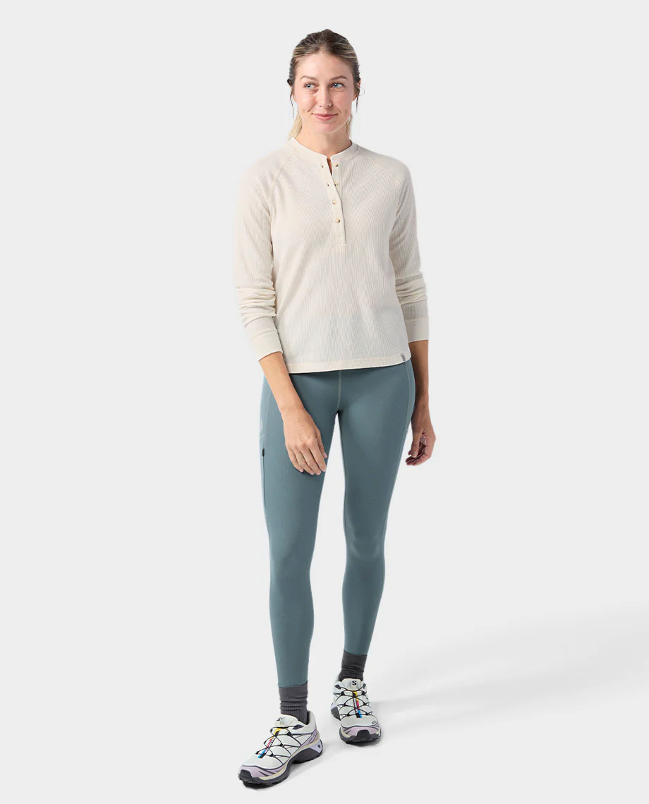 Women's Wister Waffle Henley - Image 3