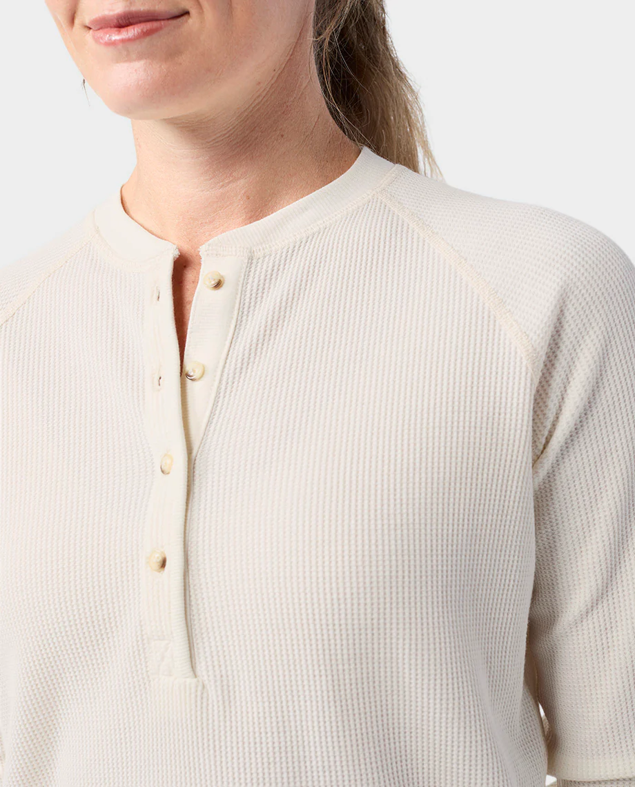 Women's Wister Waffle Henley - Image 4